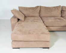 Lataa kuva Galleria-katseluun, 3-istuttava moduulisohva rahilla vaaleanruskea
