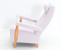 Lataa kuva Galleria-katseluun, HT Collection Alcantara nojatuoli rahilla
