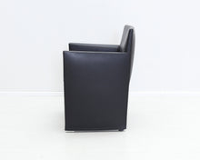 Load image into Gallery viewer, B&amp;B Italia Posa nojatuoli musta
