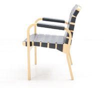 Lataa kuva Galleria-katseluun, Artek 45 nojatuoli musta
