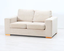 Load image into Gallery viewer, Asko 2-istuttava kangassohva beige
