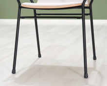 Lataa kuva Galleria-katseluun, Hem Touchwood Armchair tuoli mustalla metallirungolla
