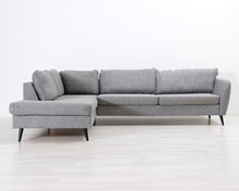 Lataa kuva Galleria-katseluun, 5-istuttava kulmasohva harmaa
