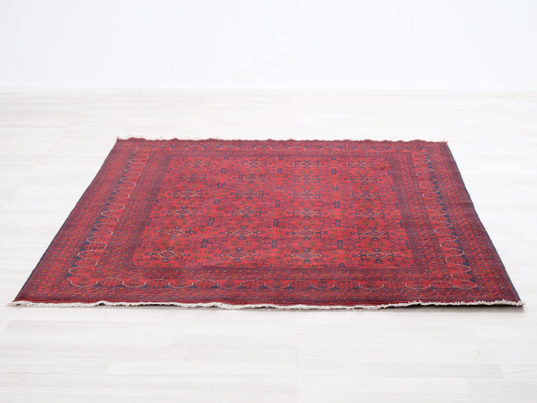 Afganistanilainen villamatto 228 x 174 cm punainen