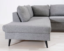 Lataa kuva Galleria-katseluun, 5-istuttava kulmasohva harmaa
