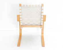 Lataa kuva Galleria-katseluun, Artek 406 nojatuoli vaalea satulavyö
