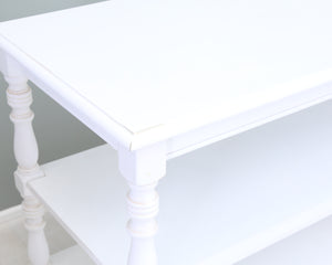 Mercerie sivupöytä valkoinen