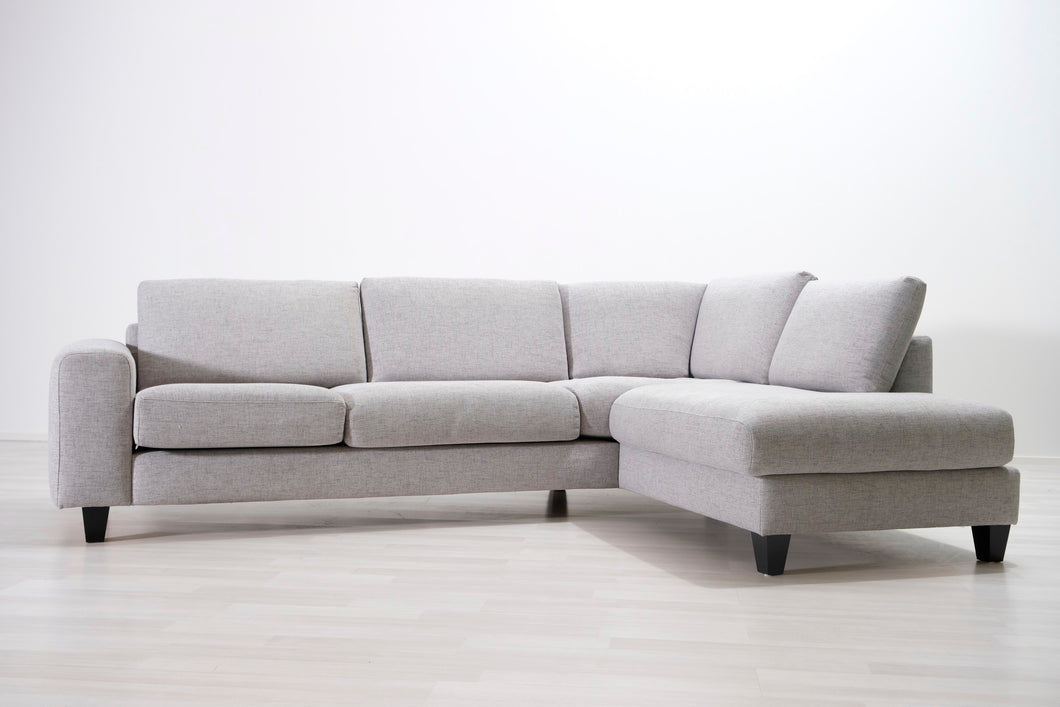 4-istuttava avokulmasohva harmaa