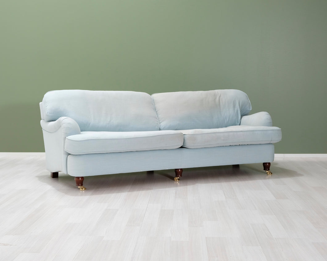 3-istuttava kangassohva vaaleansininen