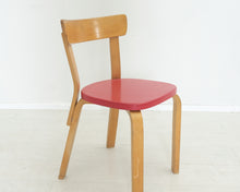 Lataa kuva Galleria-katseluun, Artek 66 ruokatuoli punainen
