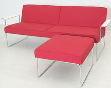 Lataa kuva Galleria-katseluun, Isku TERE 3-istuttava sohva ja rahi punainen
