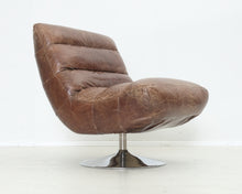 Load image into Gallery viewer, Artwood Hash lepotuoli ruskeaa nahkaa
