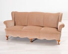 Load image into Gallery viewer, 3-istuttava kangassohva beige
