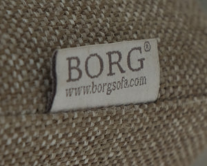 Borg 3-istuttava kulmasohva vaaleanruskea
