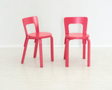 Lataa kuva Galleria-katseluun, Artek 65 ruokatuoli punainen
