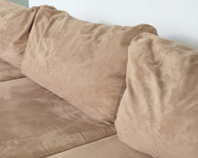 Lataa kuva Galleria-katseluun, 3-istuttava moduulisohva rahilla vaaleanruskea
