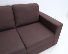 Lataa kuva Galleria-katseluun, 4-istuttava kulmavuodesohva tummanruskea
