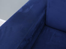 Lataa kuva Galleria-katseluun, 7-istuttava kulmasohva sininen
