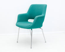 Lataa kuva Galleria-katseluun, Martela Kilta nojatuoli sinivihreä
