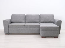 Lataa kuva Galleria-katseluun, 3-istuttava vuodesohva divaanilla harmaa
