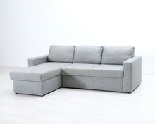 Load image into Gallery viewer, Asko VIGO 3-istuttava divaanivuodesohva vaaleanharmaa
