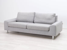 Load image into Gallery viewer, Asko Stella 3-istuttava kangassohva harmaa
