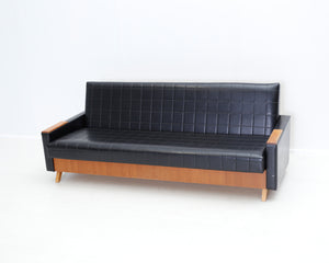 60-luvun kerni sohva musta