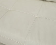 Lataa kuva Galleria-katseluun, Dutti 3-istuttava nahkasohva valkoinen
