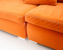 Lataa kuva Galleria-katseluun, Moduulikulmasohva oranssi
