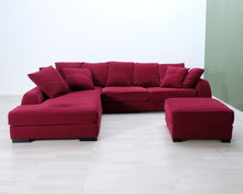 Load image into Gallery viewer, Avokulmasohva punainen
