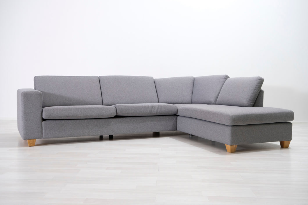 3-istuttava kulmasohva harmaa