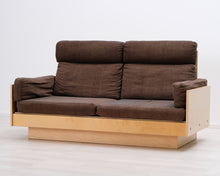 Lataa kuva Galleria-katseluun, Artek 555 Ben Af Schulten 2-istuttava sohva ruskea

