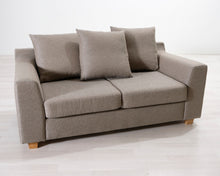 Load image into Gallery viewer, 2-istuttava kangassohva beige
