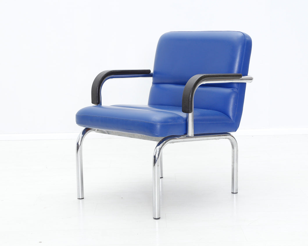 Isku vintage-nojatuoli sininen