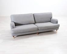 Lataa kuva Galleria-katseluun, 3-istuttava kangassohva harmaa
