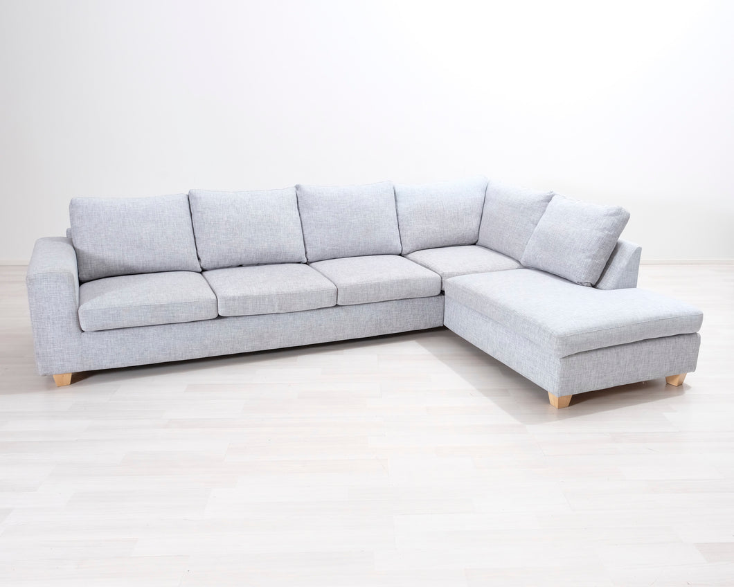 5-istuttava kulmasohva harmaa