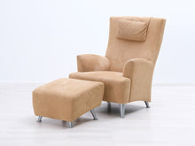 Lataa kuva Galleria-katseluun, Adea Ada-nojatuoli beige rahilla
