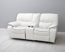 Load image into Gallery viewer, 2-istuttava reclinersohva valkoinen
