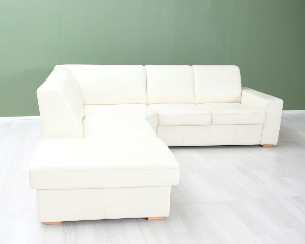 5-istuttava kulmasohva valkoinen