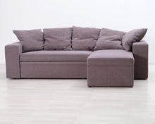 Lataa kuva Galleria-katseluun, 3-istuttava vuodesohva divaanilla harmaa
