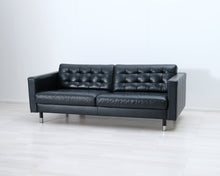 Ladda upp bild till gallerivisning, IKEA Landskrona 3-istuttava sohva musta
