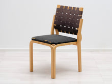 Load image into Gallery viewer, Artek tuoli kankaisella istuinosalla

