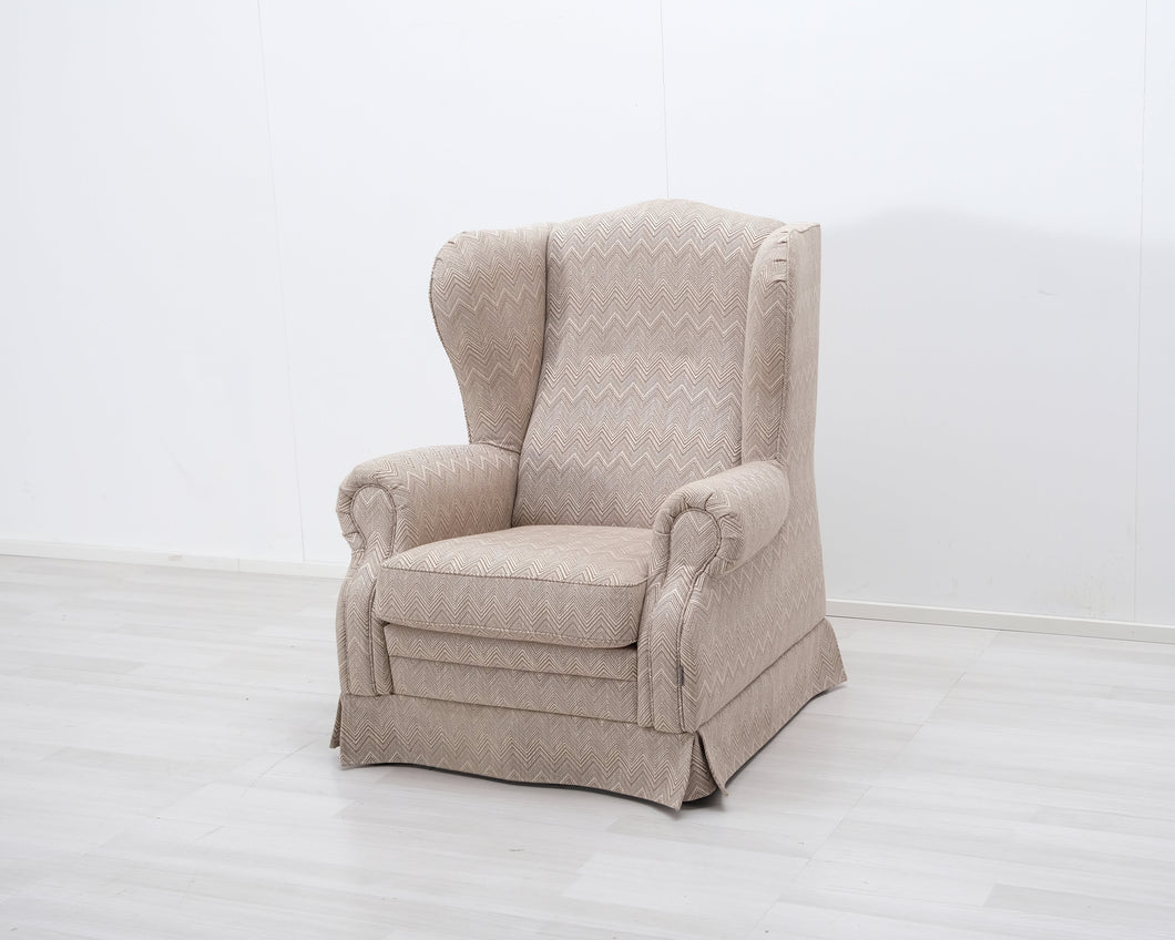 Furninova kangasnojatuoli beige
