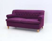 Ladda upp bild till gallerivisning, 60-luvun vintage sohva violetti
