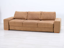 Load image into Gallery viewer, Asko 3-istuttava sohva vaaleanruskea
