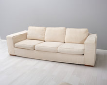 Lataa kuva Galleria-katseluun, Asko 3-istuttava kangassohva beige

