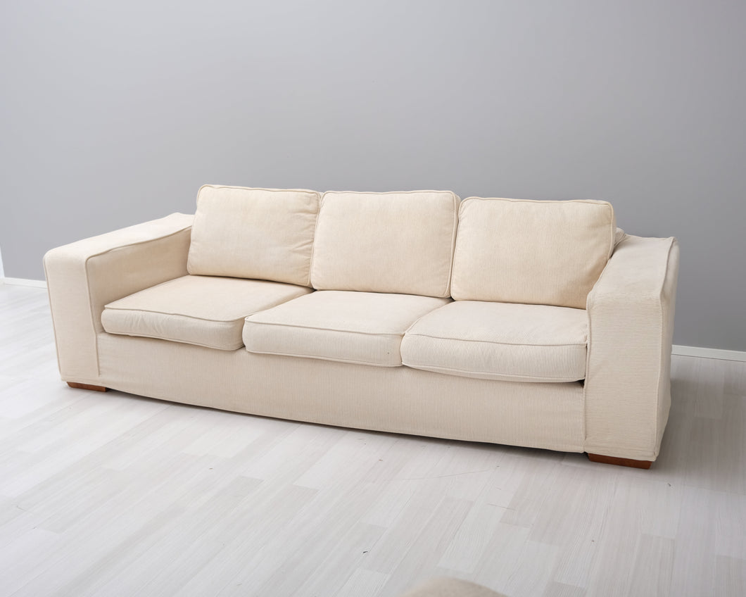 Asko 3-istuttava kangassohva beige