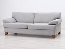 Load image into Gallery viewer, Asko Florence 3-istuttava kangassohva harmaa
