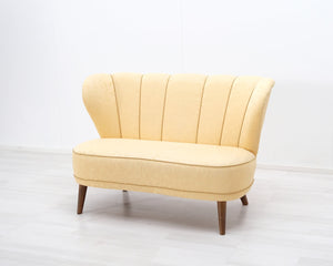 Vintage sohva keltainen
