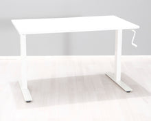 Ladda upp bild till gallerivisning, IKEA säädettävä työpöytä valkoinen
